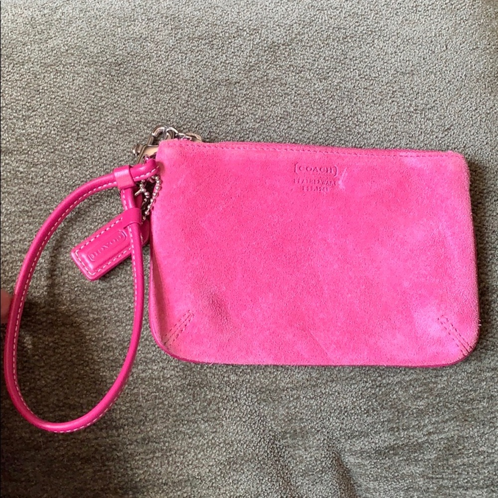 Coach wristlet very gently worn